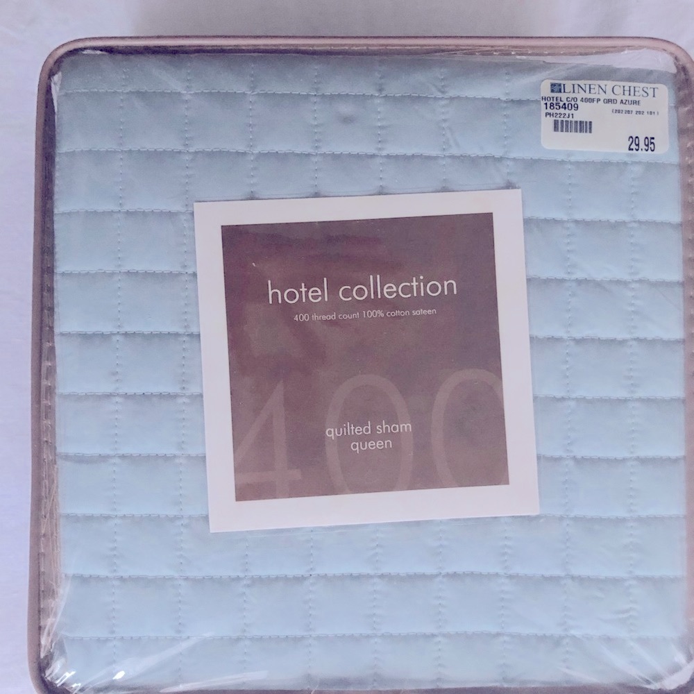 NWT Hotel Collection Queen pillow sham